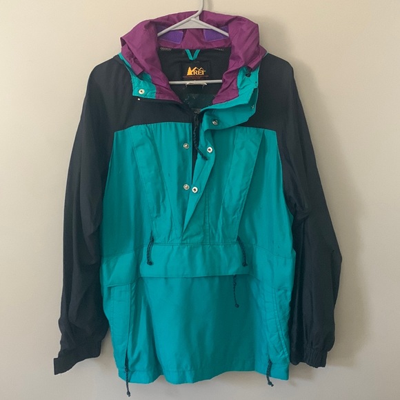 Vintage REI “Elements” Half Zip Windbreaker - Men’s Listing - Picture 2 of 9